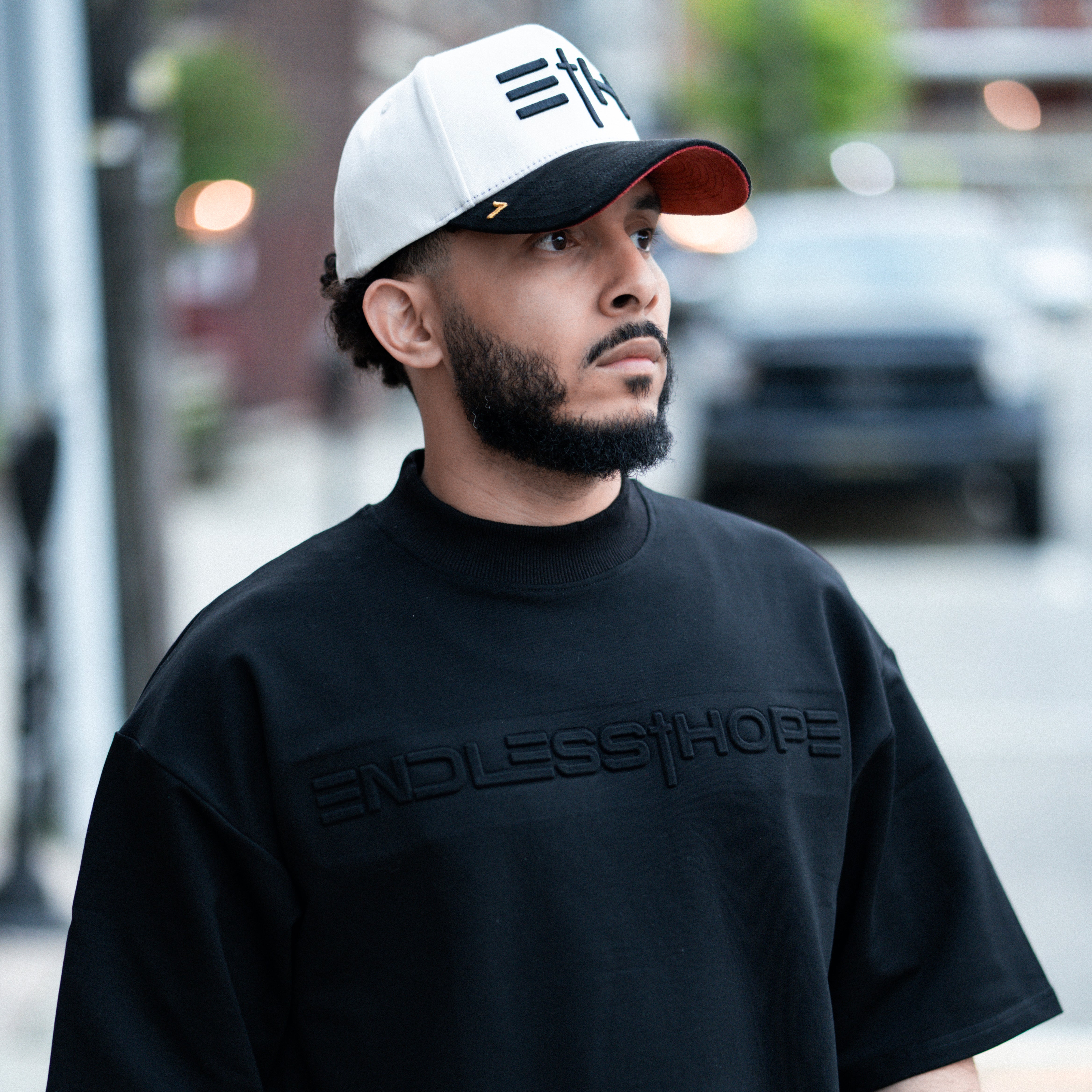 Endless Hope Black Oversized T-Shirt