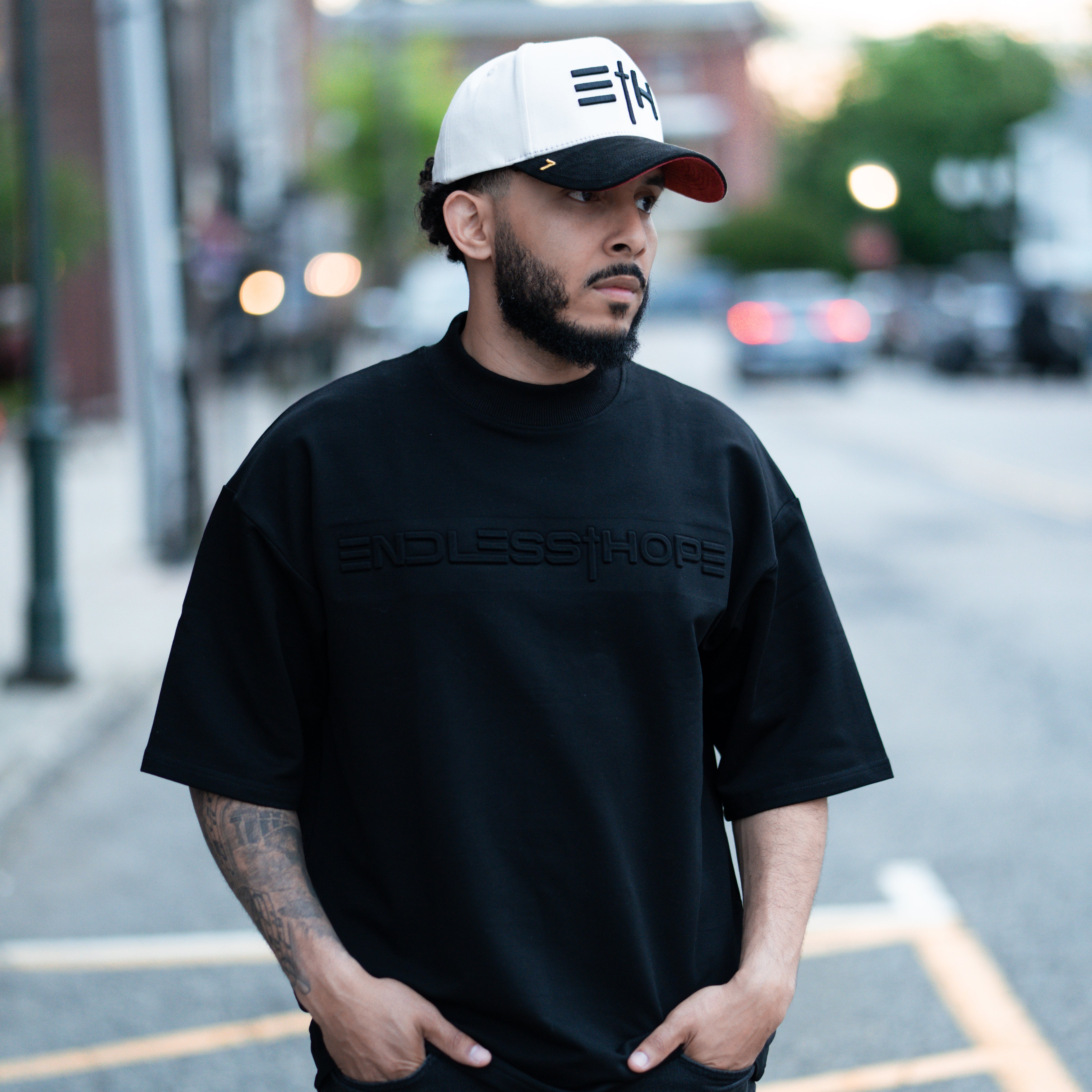 Endless Hope Black Oversized T-Shirt