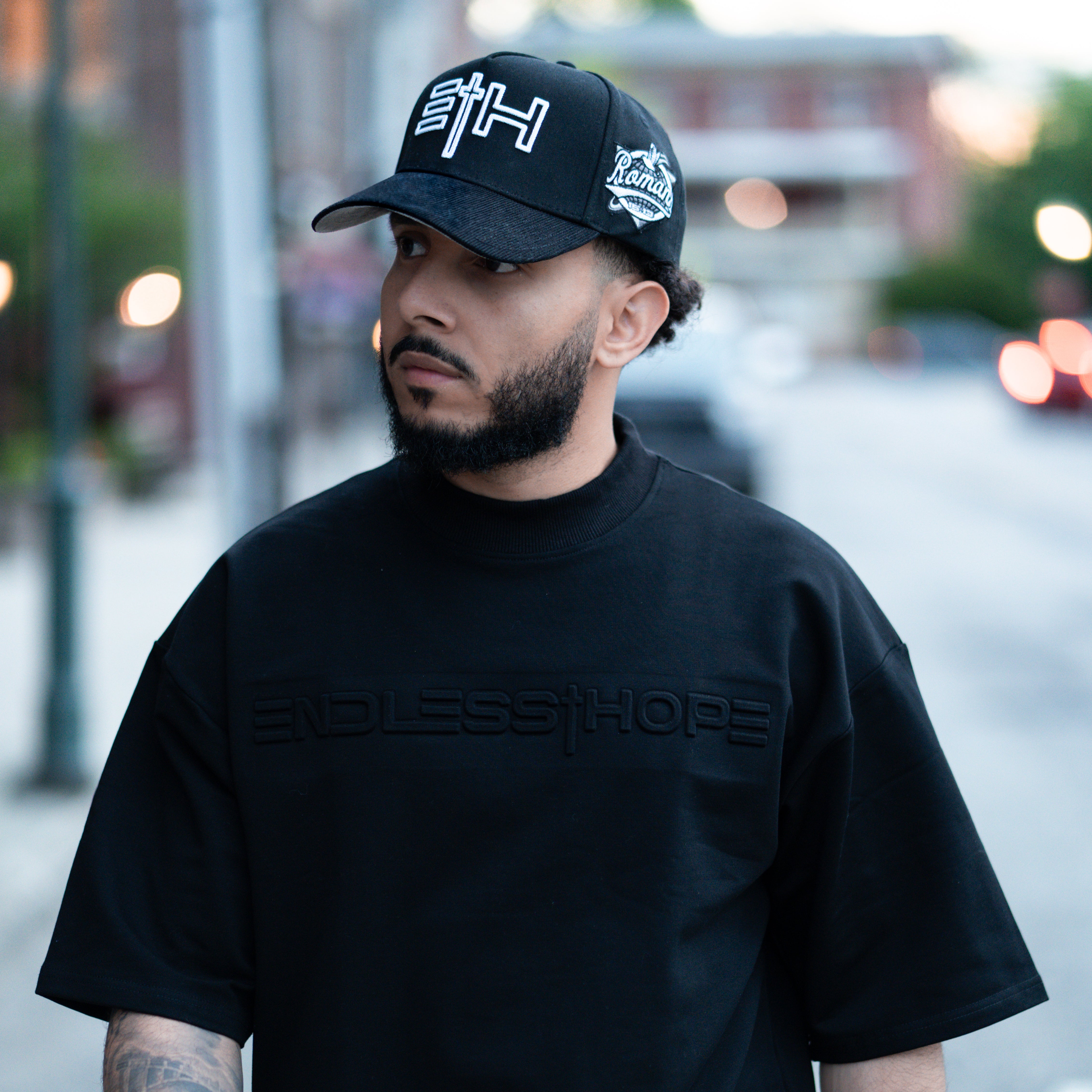 Endless Hope Black Oversized T-Shirt