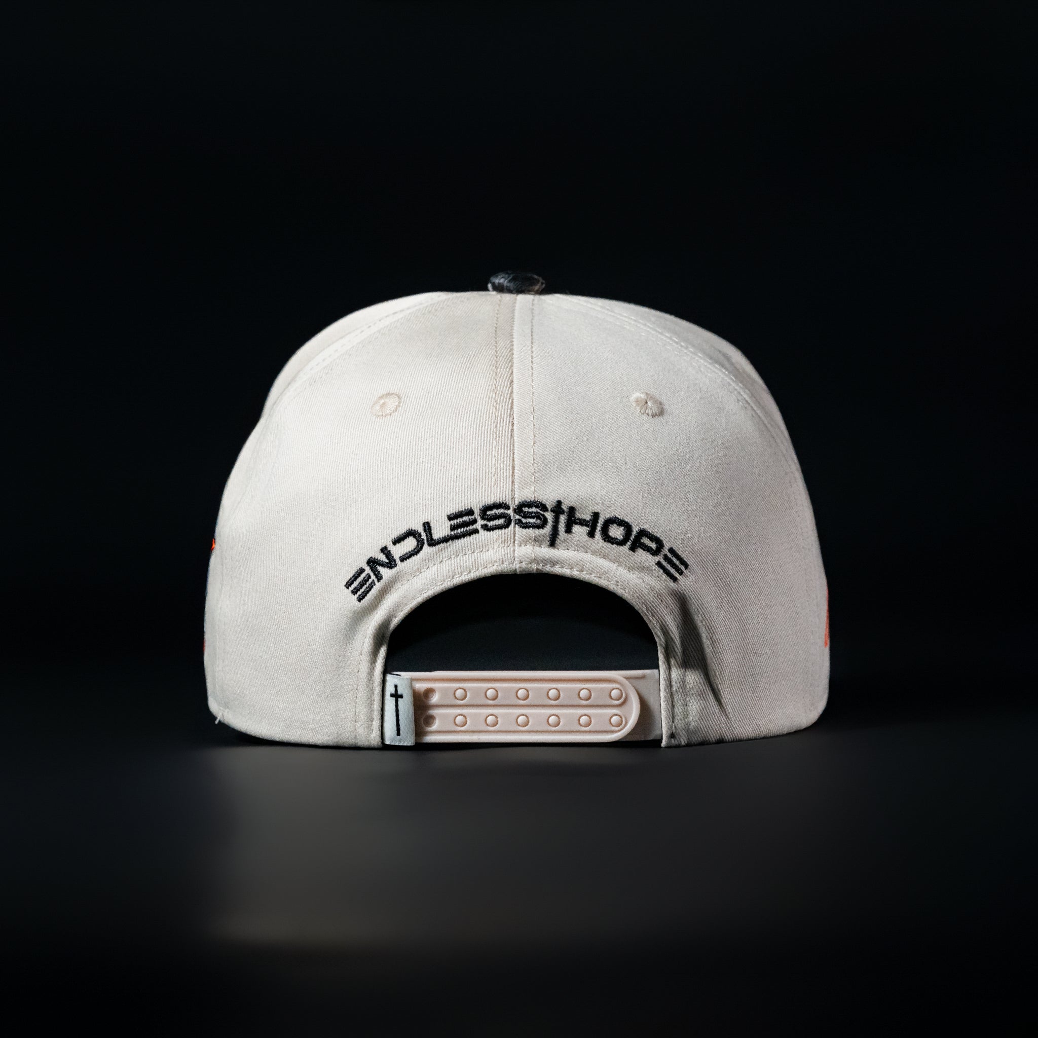 Cream & Camo Brim Hat