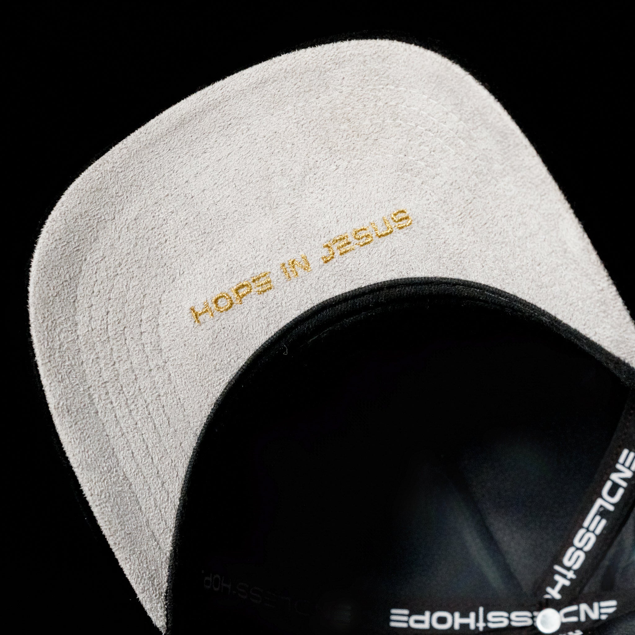 Red & Black Sueded Brim Hat