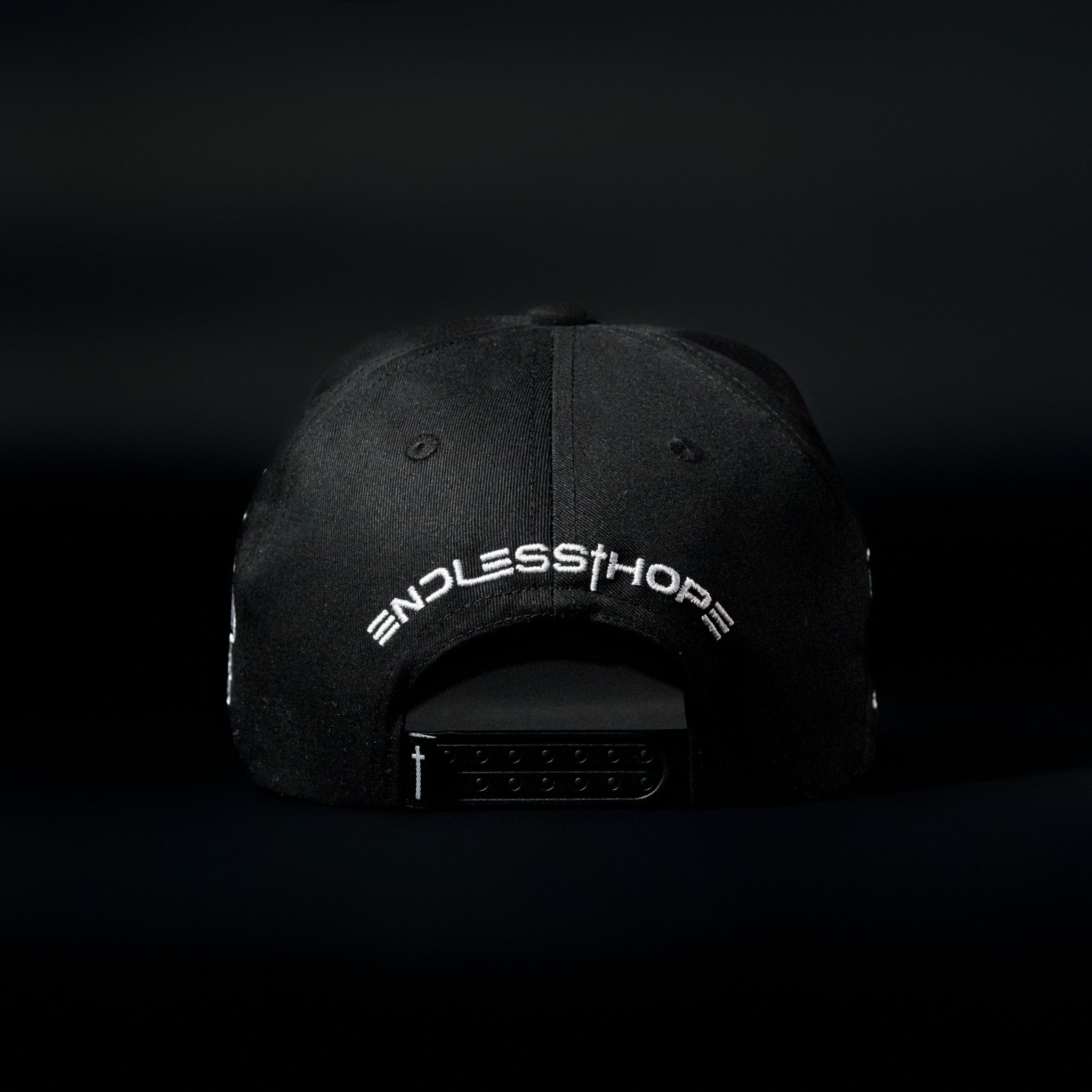 Black & White Corduroy Brim Hat