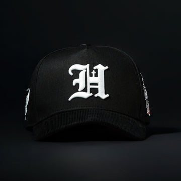 Black & White Corduroy Brim Hat