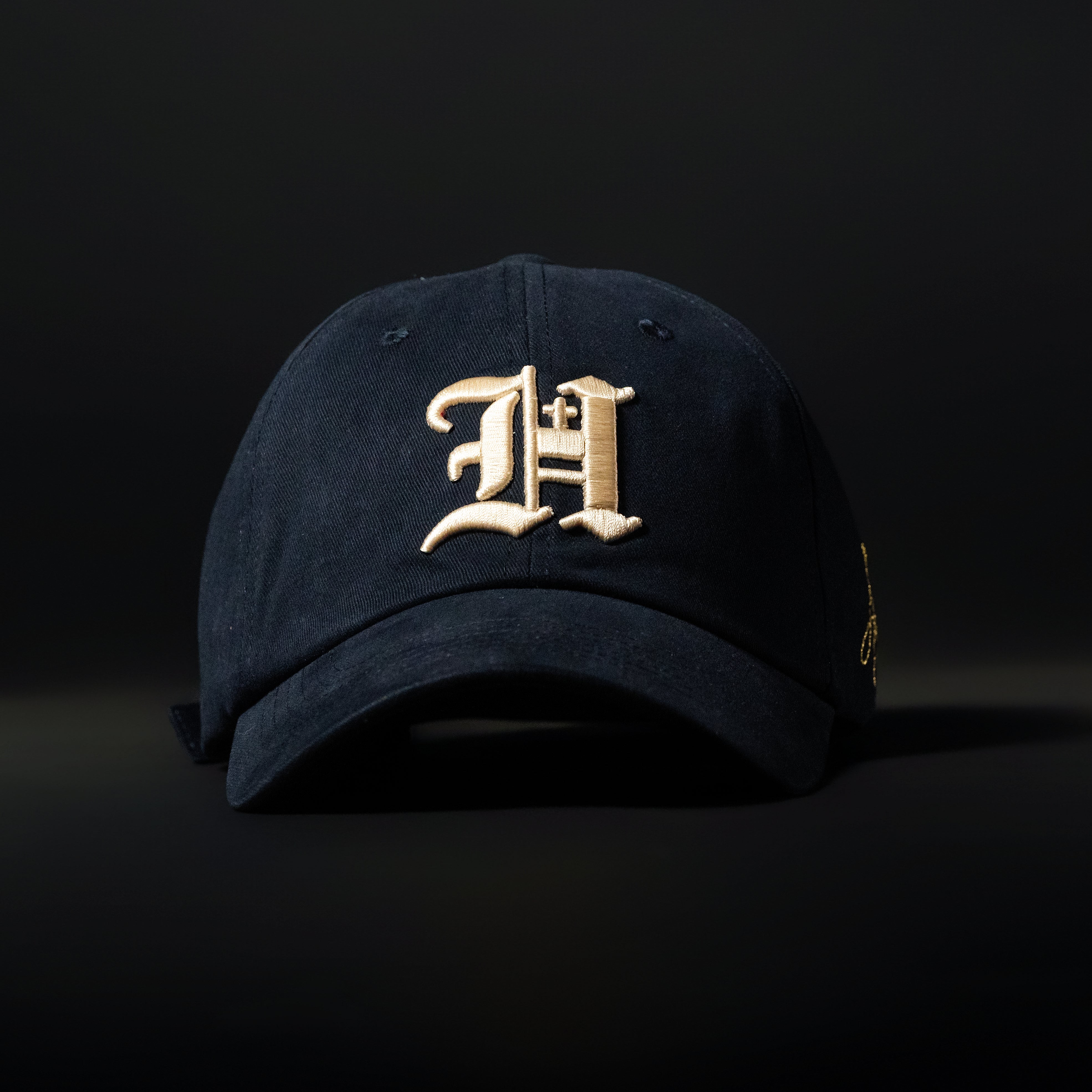 Navy Blue & White Dad Hat