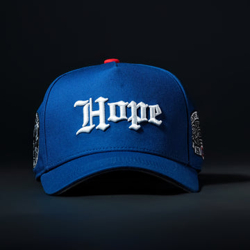 Blue & White Hope Hat