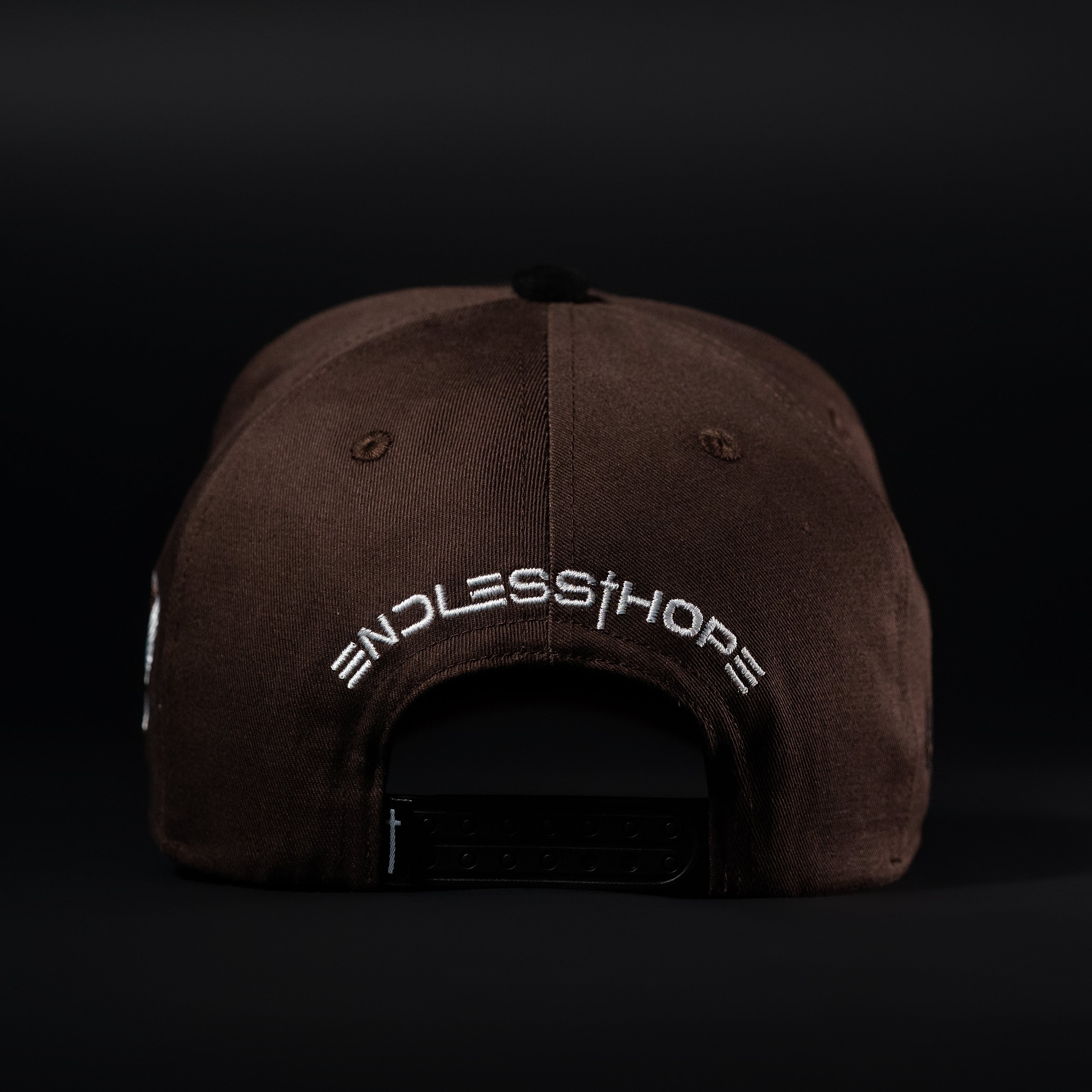 Brown & Black Sueded Brim Hope Hat