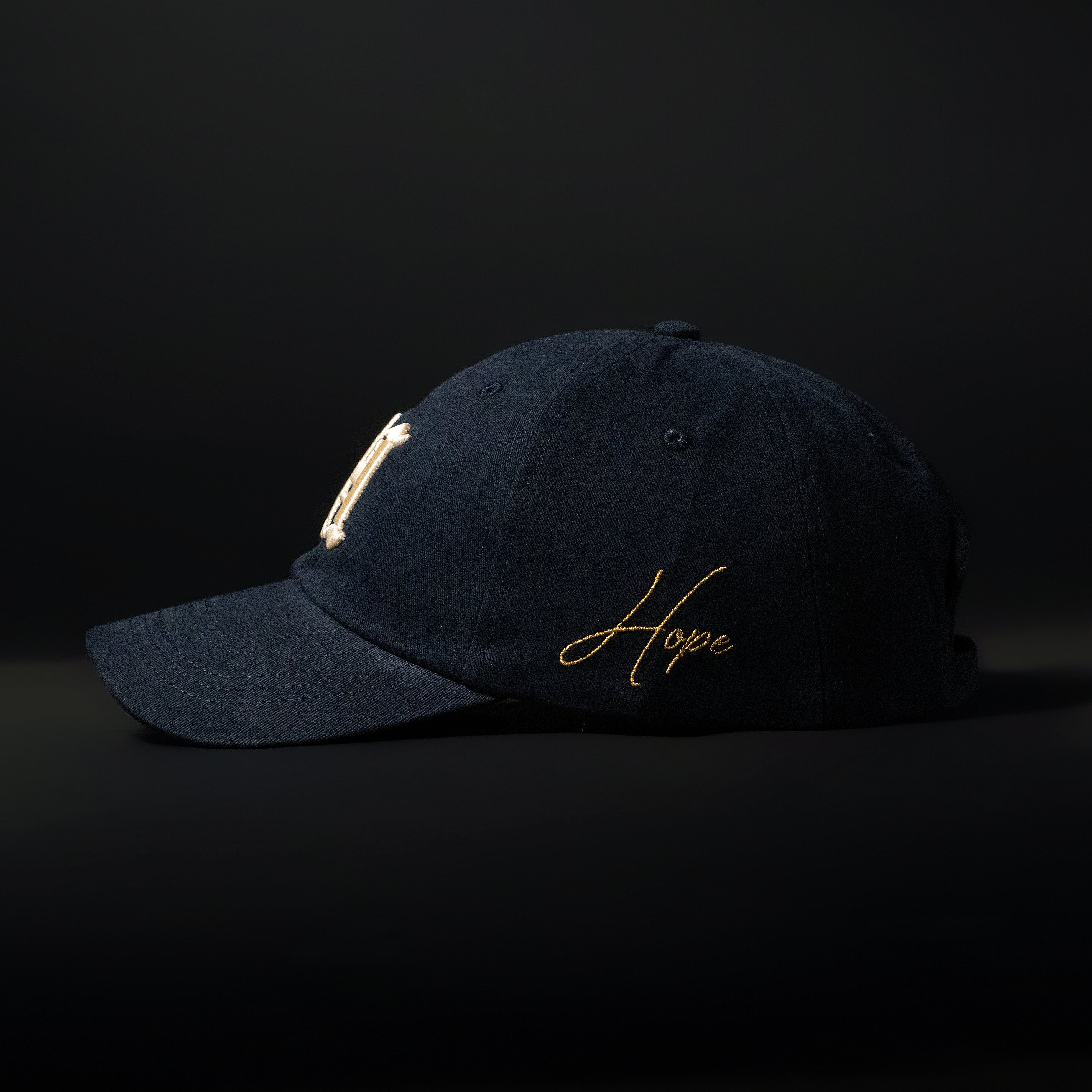 Navy Blue & White Dad Hat