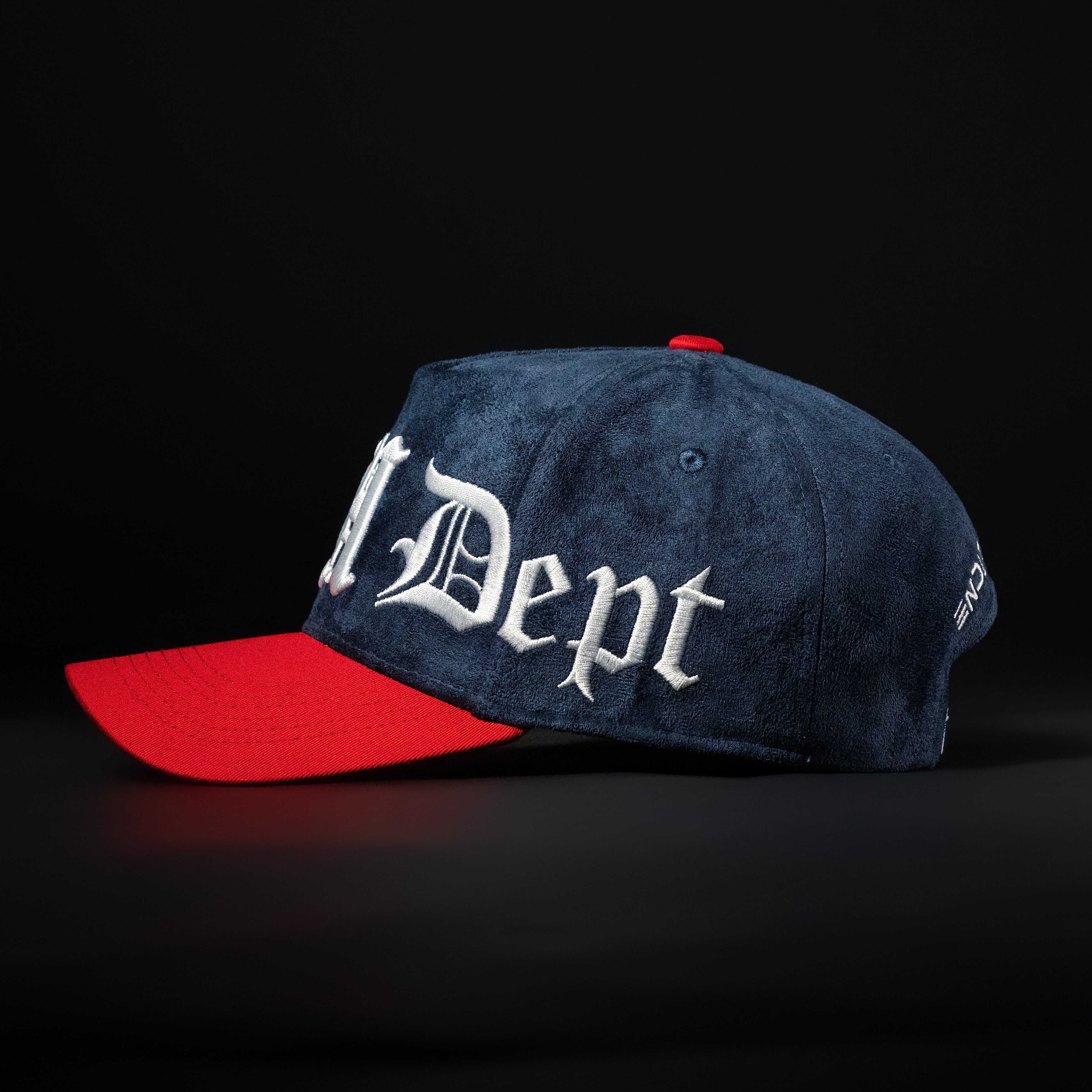 Navy Blue & Red Hat