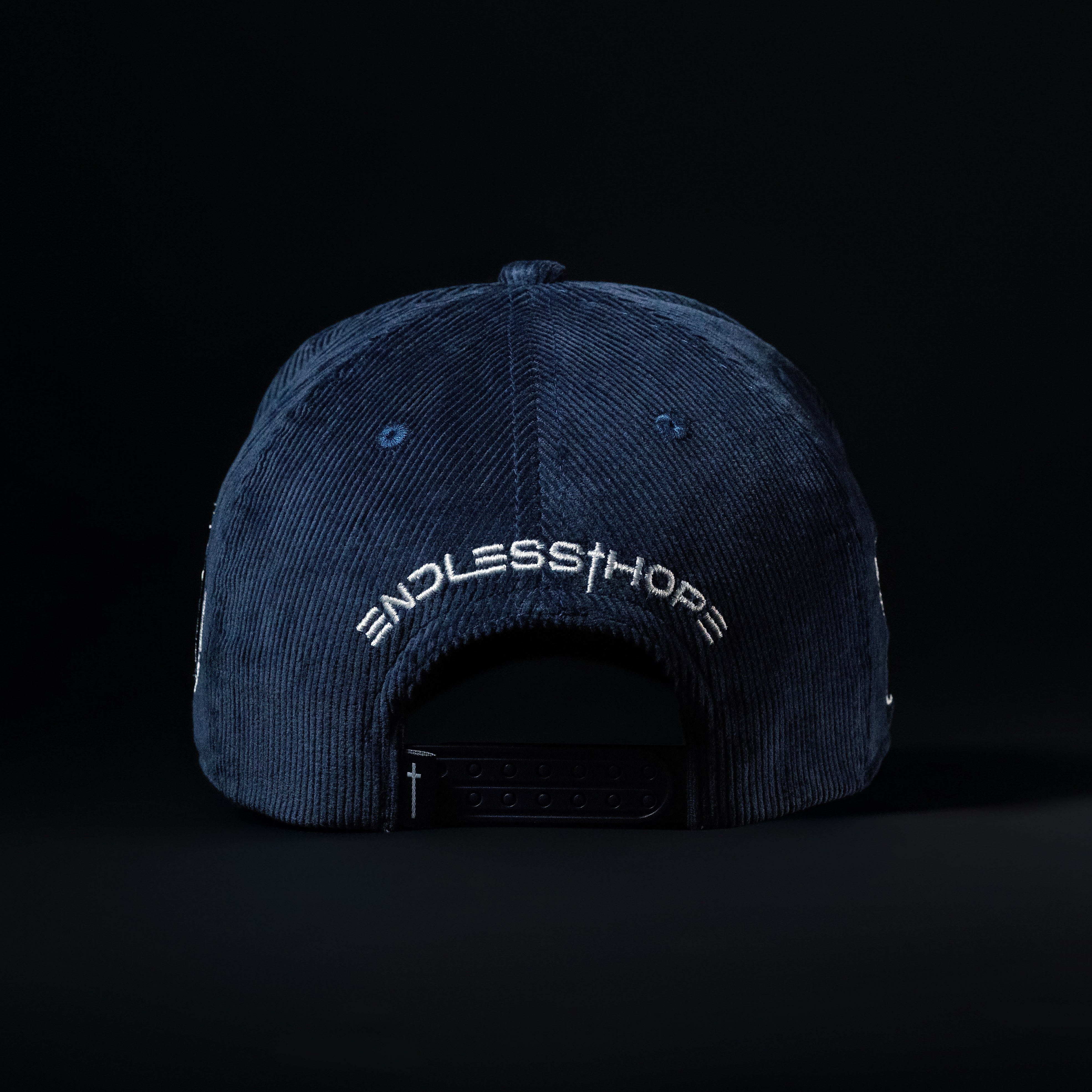 Navy Blue All Corduroy Hat