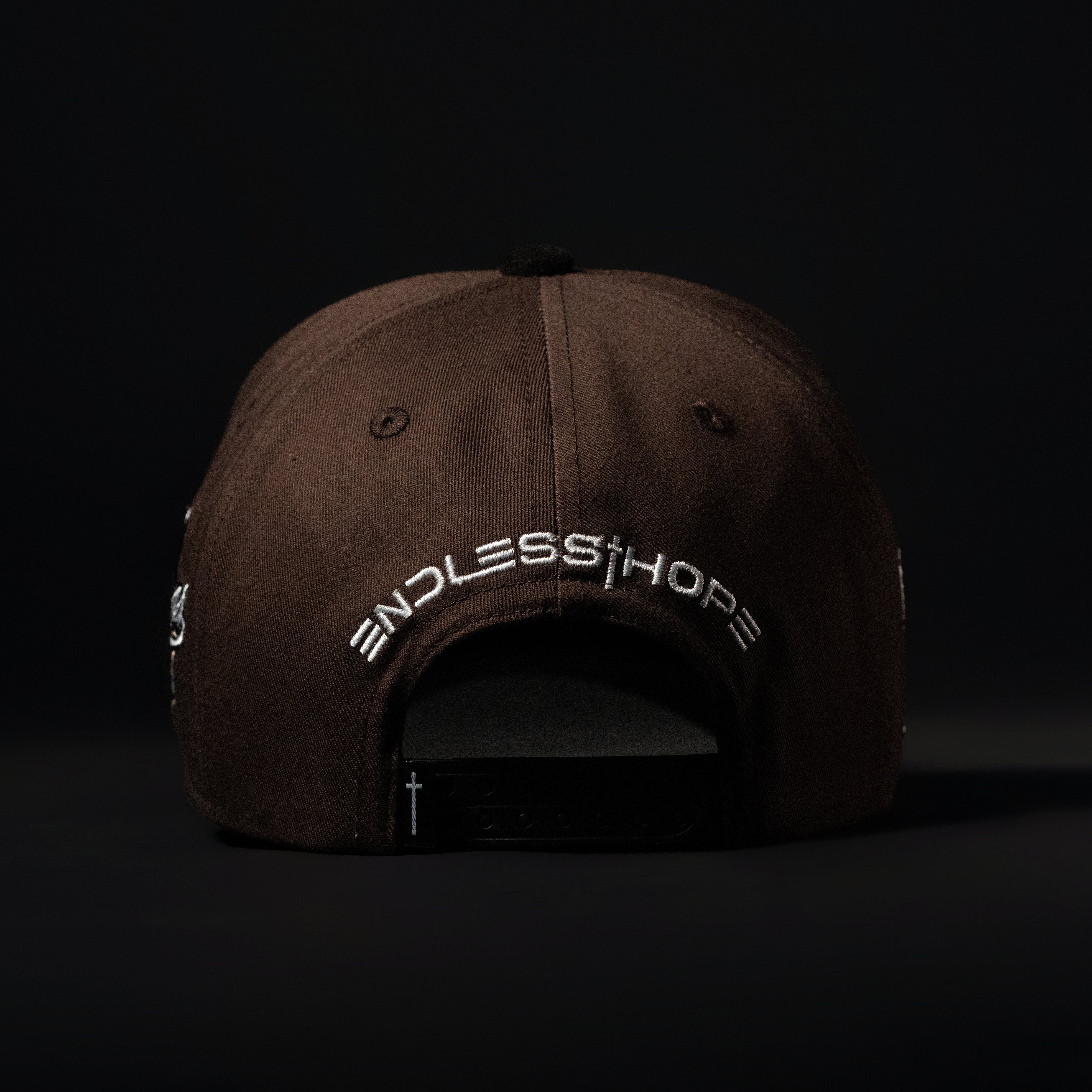 Brown & Black Sueded Brim Hat