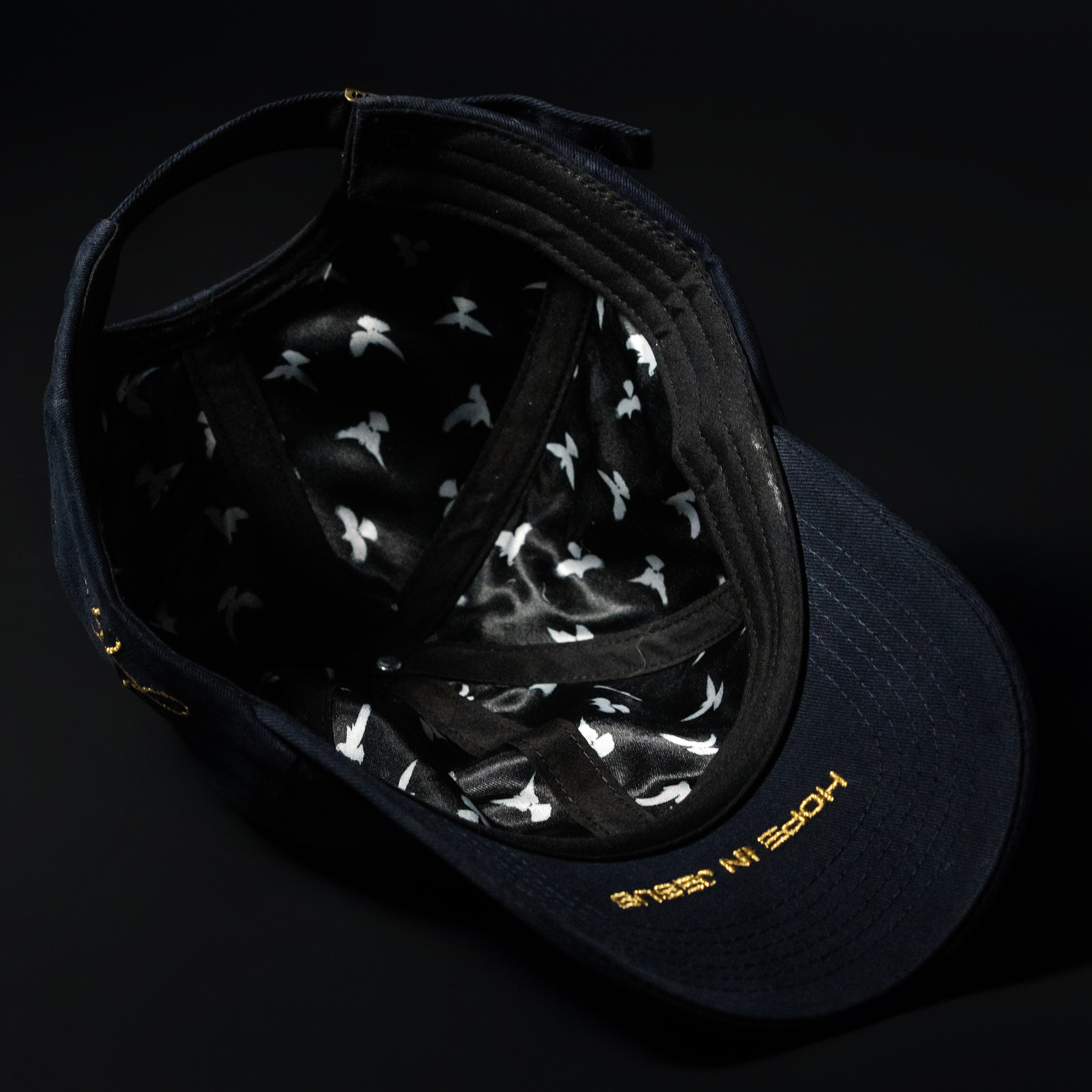 Navy Blue & White Dad Hat