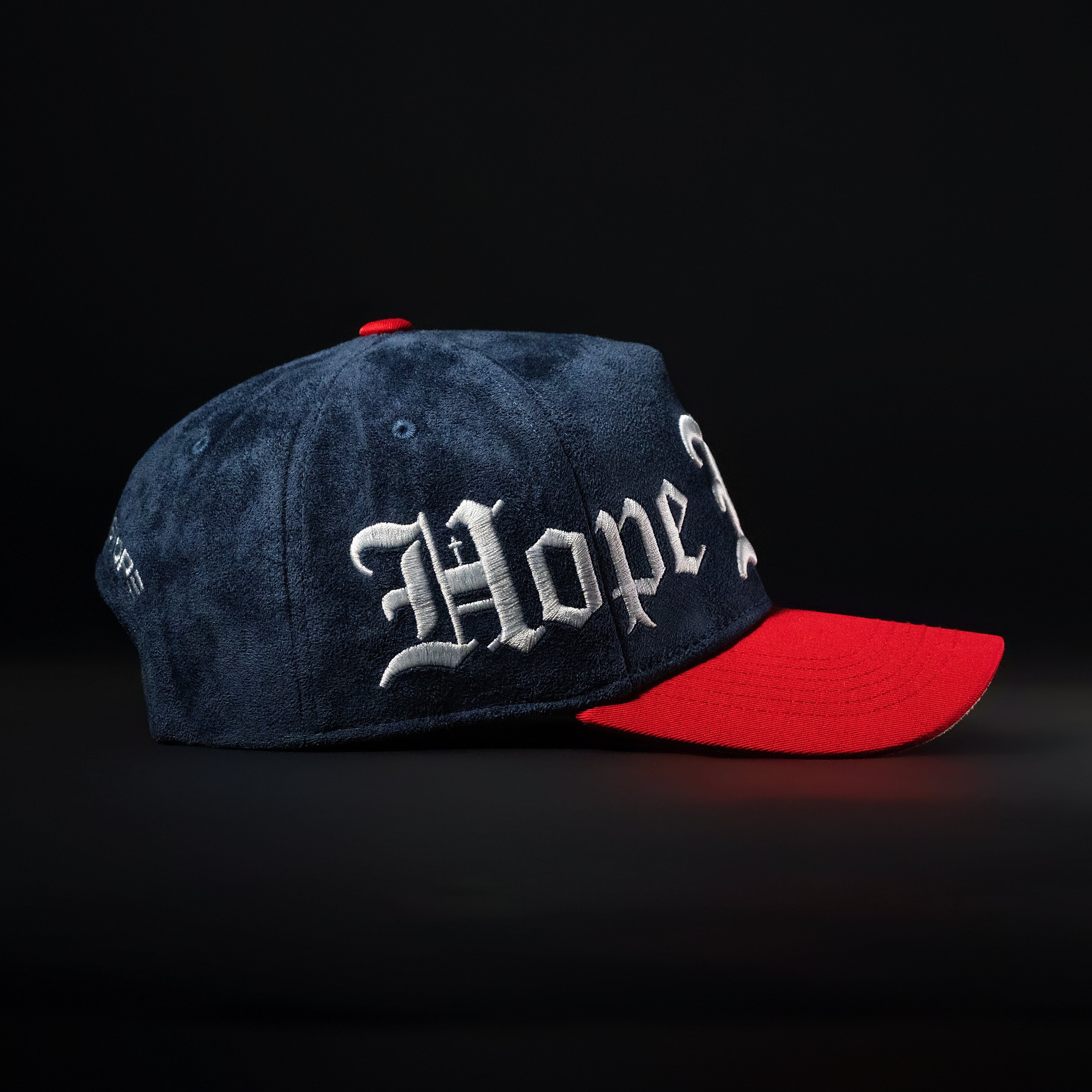 Navy Blue & Red Hat