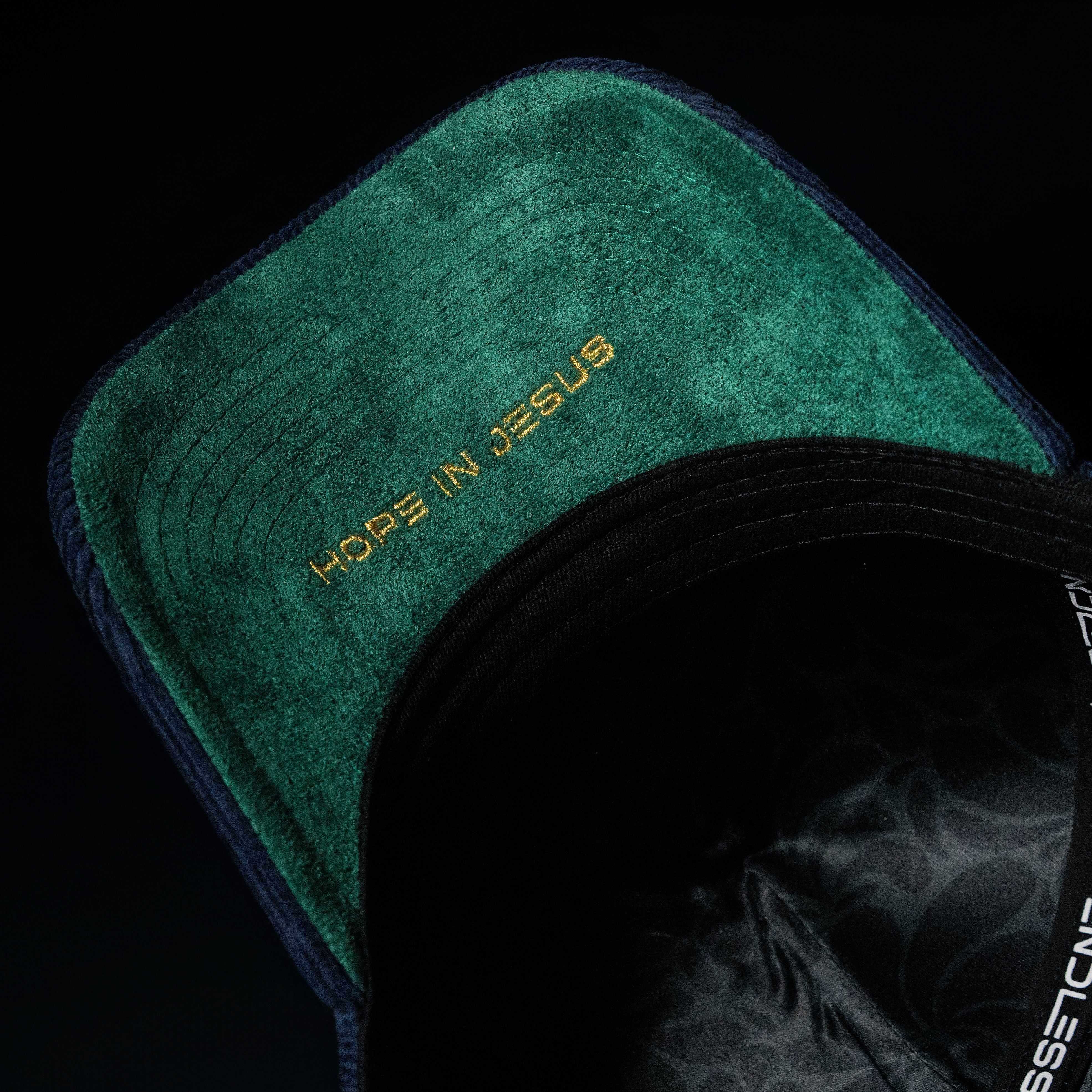 Navy Blue All Corduroy Hat