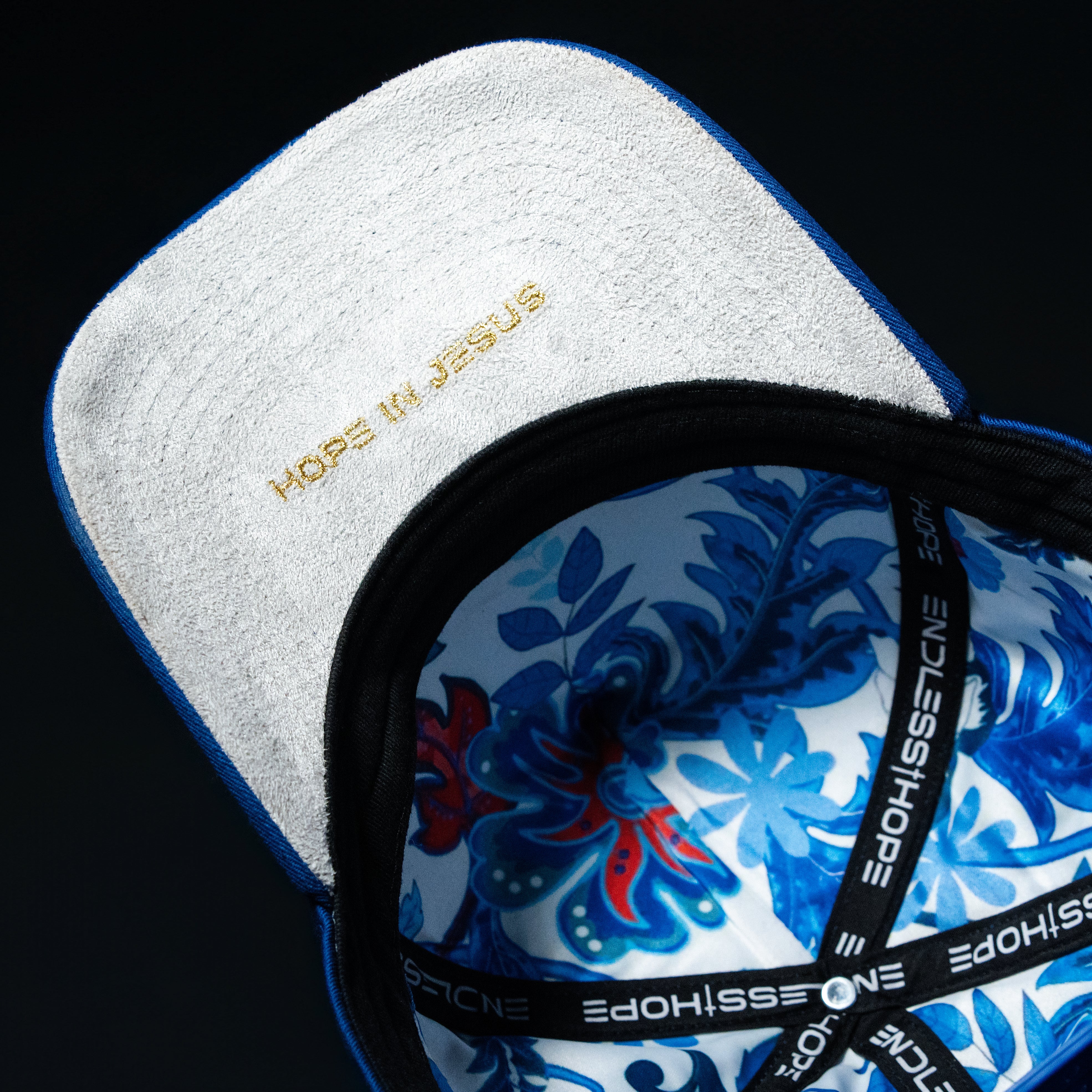 Blue & White Hope Hat