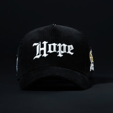 Black & White All Corduroy Hope Hat